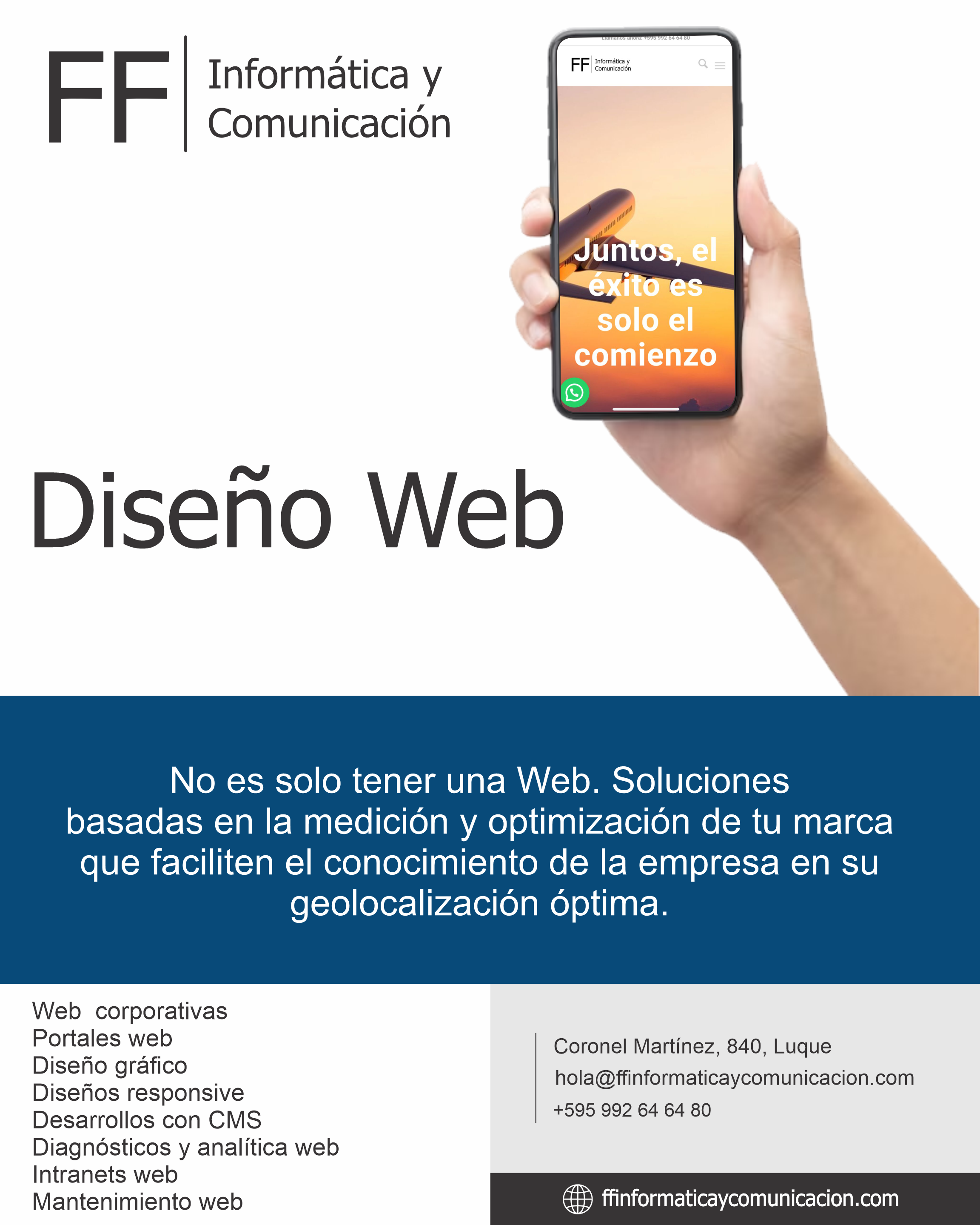 Diseño y desarrollo de páginas Web