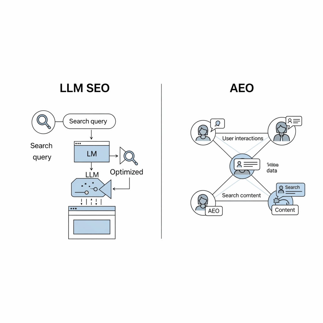 LLM SEo vs AEO